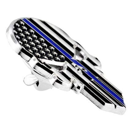 Image of PinMart's Thin Blue Line Lapel Pin