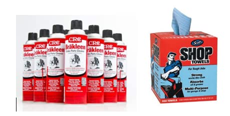 Belgrade Parts Brake Cleaner and Shop Towel Combo Kit