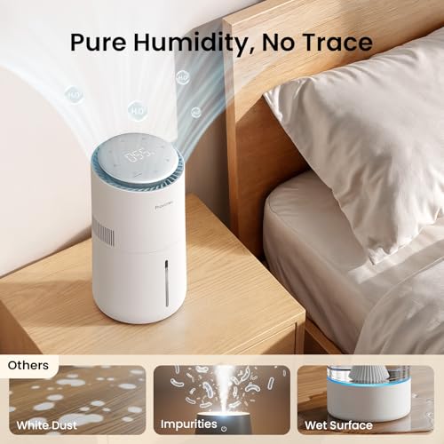 Image of Provirtec MistFree Evaporative Humidifier for Bedroom