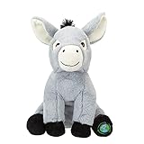 peluche burro shrek Elección de tamaños: estos populares animales de granja están llenos de carácter y vienen en felpa de 9 o 11 pulgadas de alto, suave, dependiendo de lo que elijas. Perfecto para una gama de regalos.