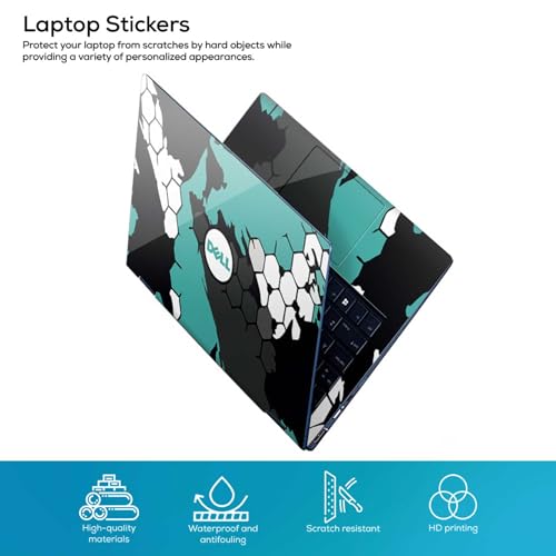 Image of Galaxsia DL-765 Full Body Vinyl Laptop Skin /Sticker /Cover Upto 15.6 Inches Laptops Laminated-Removable-HD Quality Compatible for Hp-Dell-Sony-Lenovo-Asus etc.(15x10 Inches)