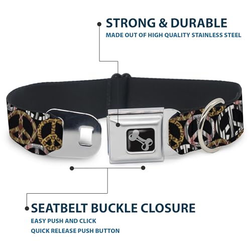Collier de chien Buckle Down ecran large pour stopper les ouvertures accidentelles d'attache - 5
