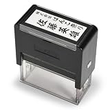 はんこ祭り 慶弔スタンプ [2行用] [黒墨] 名前 のし袋用慶弔印 連名 法人 ゴム印[HK090] tqb