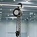 MuChaIOAK Manual Chain Hoist, 3 Ton Capacity Chain Block, Manual Hoist w/Industrial-Grade Steel Construction, with 2 Heavy Duty Hooks for Lifting Good in Transport & Workshop
