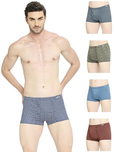 Image of VIP Men's Cotton Brando Printed Mini Trunks, Colors & Prints May Vary