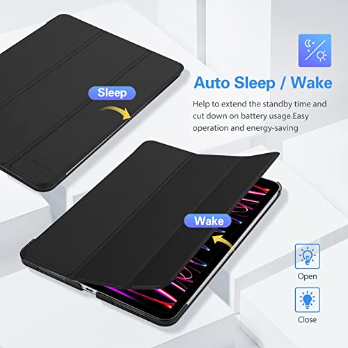 Image of ProCase iPad Pro 12.9 Case 4th Generation 2020 & 2018, [Support Apple Pencil 2 Charging] Slim Stand Hard Back Shell Smart Cover for iPad Pro 12.9 inch 4th Gen 2020 / iPad Pro 12.9 inch 3rd Gen 2018 aa‚¬a€oeB