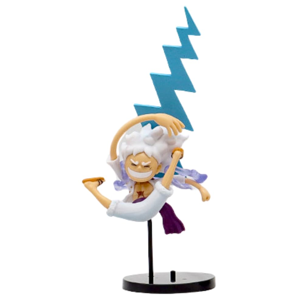Blue Aura Monkey D Luffy Gear 5 Action Figure Height -13cm Mini Version PVC Multicolour Figurine for Anime Fans | Luffy Laugh Blue Power (B0CRDQTCRW) Amazon Price History, Amazon Price Tracker