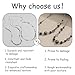 Long Pearl Necklaces, Layered Statement Strand Chain Fashion Jewelry Gifts,Dainty Sweater Accessories for Women (Black)