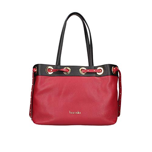  Braccialini Borsa donna shopper a 2 manici da portare a spalla in Pelle B14411 (ROSSO)
