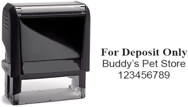 Hubco 4913 para sello autoentintado solo para depósito