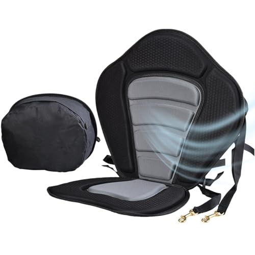 Deluxe-Kayak-Seat-with-Detachable-Back-Storage-Bag-Heavy-Duty-Padded-Canoe-Seat-Adjustable-High-Backrest-Boat-Seat-Cushioned-Fishing-Seat-for-Kayaking-Canoeing-Drifting-Rafting