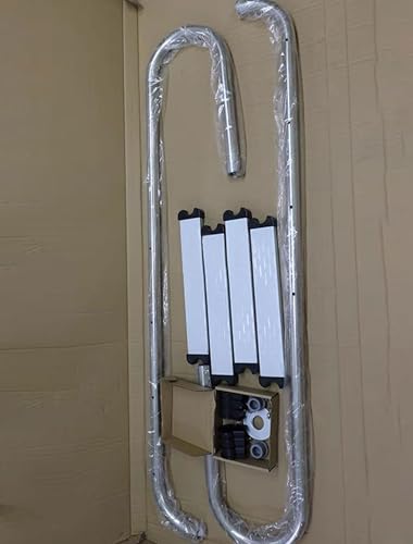 Escalera para piscina de acero inoxidable 4 peldaños miniatura 5