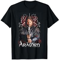 New Line Cinema Aragorn Camiseta Hombre Unisex-adultos Manga
