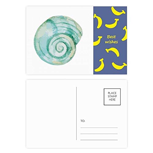 Jeu de cartes postales Escargot vie marine DIYthinker : trouvez le moyen parfait de dire merci