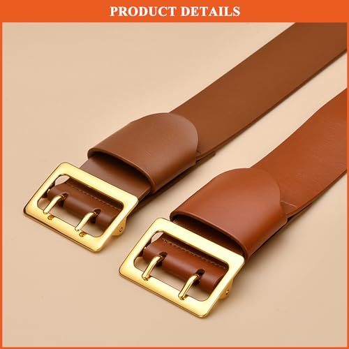 Classics Women's Waist Strap Ladies Vintage Solid Color Belt Genuine Leather Pin Buckle Belts2