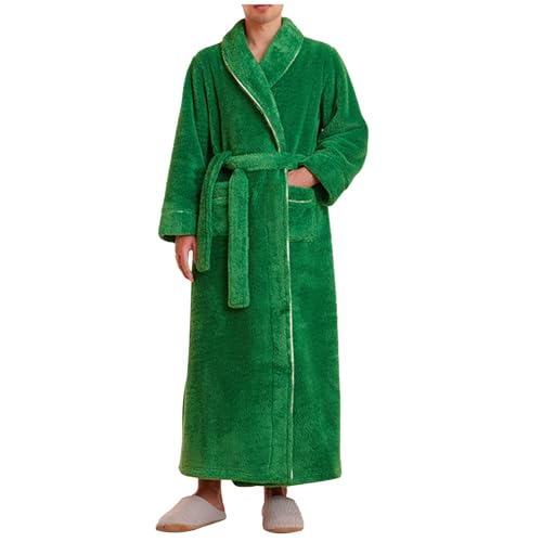 Ladies Man Bath Robes Bath Robes Bath Robes for Mens Women Turtle Neck Flannel Thick Warm Cardigan Bath Robes 20243