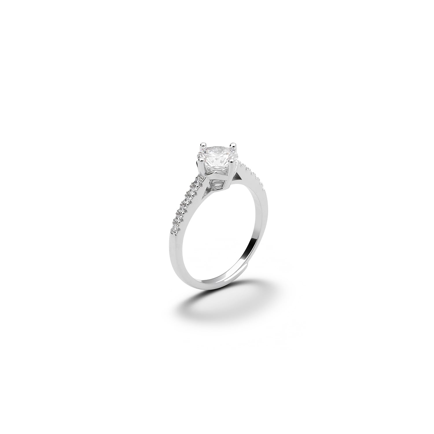Timeless Solitaire 925 Sterling Silver Ring | Gifts For Girlfriend | Gift For Women & Girls-image-6