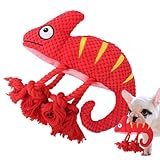 Quietschendes Hundespielzeug – Beißring mit Sound und robustem Material, interaktives Spielzeug für kleine, mittelgroße und große Hunde, ideal für Quo-Spiele