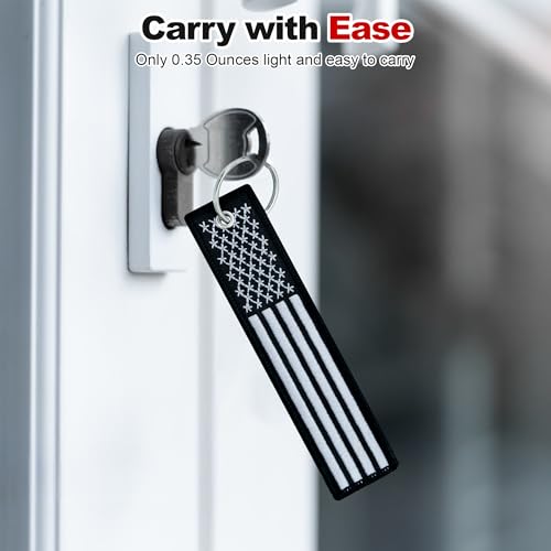 Image of Premium Motorcycle Keychain - Durable Embroidered Flag Key Tag for Riders of Cars, ATV, Dirt Bikes & More