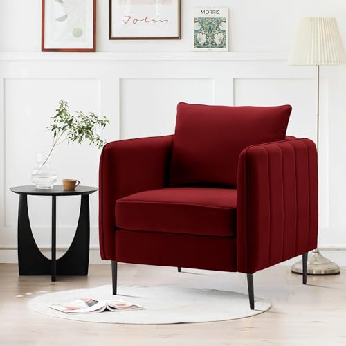 Sillón Plegable Cuero Rojo miniatura 6