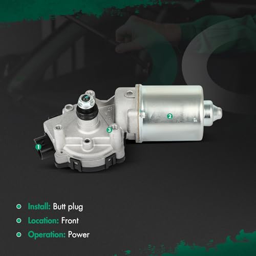 Image of SCITOO Front Windshield Wiper Motor Replacement fit for 2010-2015 for Chevrolet for Camaro,2008-2010 for Jeep for Grand Cherokee OE: 68040-580AA, 85110-02250,86511FG010