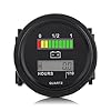 Digitale batterijniveau-indicator 12 V/24 V/36 V/48 V/72 V LCD-scherm met uurweergave.