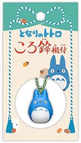 スタジオジブリ Ensky My Neighbor Totoro Blue Totoro Bell Keychain - Official Studio Ghibli Merchandise image 4