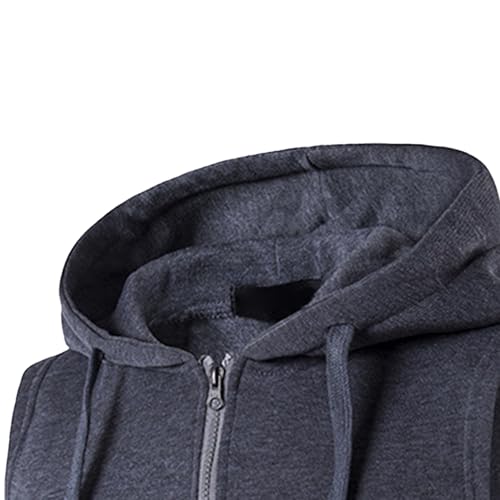 JEShifangjiusu Men's Pulling Rope Hood Vest Zipper Ribbed Bottom Swing Sleeveless Jacket Casual Blending Outerwear3