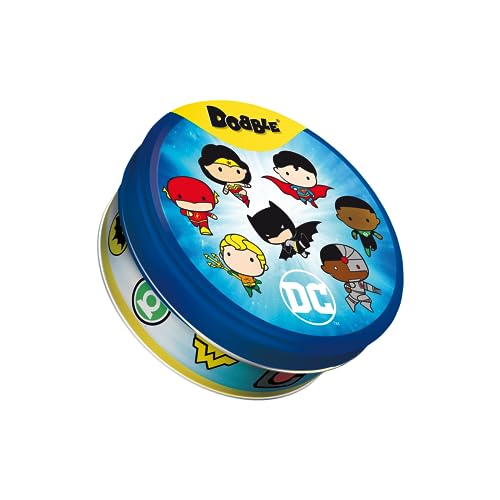 Galápagos, Dobble: DC Universe, Jogo de Cartas para Amigos, 2 a 8 jogadores, 15 minutos por partida