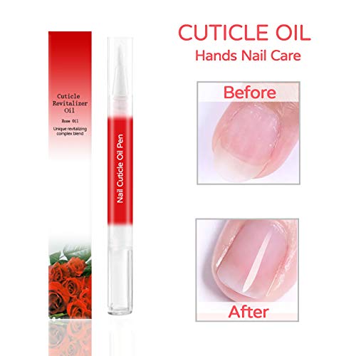 Aijimei 12Pcs Nail Cuticle Oil Pen Gel Nail Oil Pen Nail Nourishment Polish With Vitamins Moisturized Gel Nail Polish Repair Pen For Gel Nails Care Cuticle Oils #TOP4