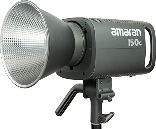 Image of Amaran 150c RGB COB Video Light, Dimmable Full-Color LED Panel, Adjustable 3200K-9500K, High CRI 95+, Portable Lighting for Photography, Videography, YouTube, Film, Studio & Content Creation