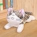HYSLYQ Juguetes De Peluche, Juguetes De Peluche para Gatos, Muñeco De Peluche De Gato Chi Chi, Muñecos De Animales Suaves, Juguetes De Peluche, Almohada para Niños, Regalos para Niñas, 30Cm