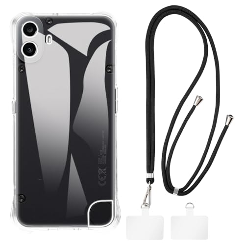 Shantime �P�[�X�ƃN���X�{�f�B�X�g���b�v�Z�b�g Nothing CMF Phone 1 �Ƃ̌݊������� �g�уJ�o�[�Ƌ����o�b�N���t�������\�l�b�N�X�g���b�v�����2���̃p�b�`�t��(�N���A + �u���b�N)