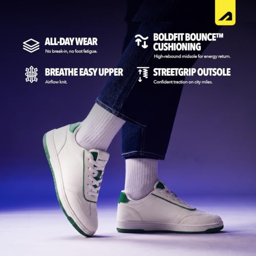 Image of Boldfit Shoes for Man Stylish Sneakers for Man Comfortable Shoes for Men Casual Lace Up Sneakers for Men Lightweight Casual Sneaker Shoe for Boys
