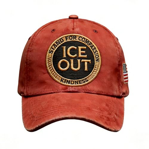 Image of Unisex Embroidered Baseball Cap for Outdoor Adventures, Red