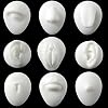 Soft Flexible Silicone Human Body Model Displays Ear Mouth Eye Tongue Nipple Model Simulation For Jewelry Display Teaching Tool