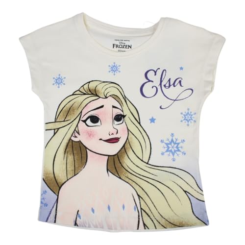 Disney LA Reine des NEIGES, T Shirt, Garçon, Fille, (4 à 10 Ans), Polo, Débardeur, Chemise, Imprimé, Vêtements, Unisexe, Enfants, Sport, Respirant,...