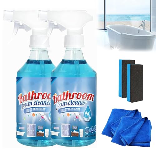 @\C|N[i[ 475ml e Bathroom Foam Cleaner |ptH[ pA łȉ ЂƐ@łꂢɂȂ ȒPɏ XbLƂ ouN[i[ (2)