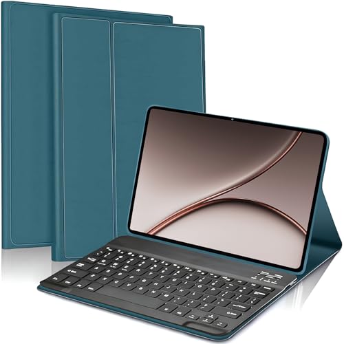 Image of ProElite Keyboard Case for OnePlus Pad 4 13.2 inch 2026 Cover, Magnetic Detachable Wireless Bluetooth Keyboard for OnePlus Pad 4 13.2 inch 2026, Dark Green