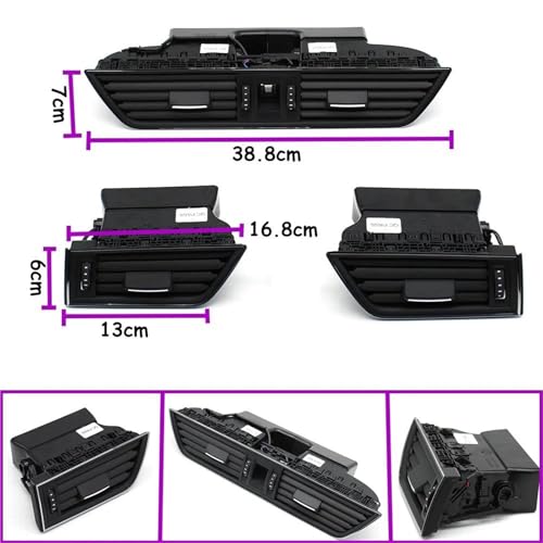 Grille de ventilation centrale Skoda Superb - Remplacement climatisation défectueuse - 5