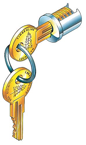Compx TimberlineLock Plug, Nickel, Key Number 103T