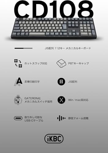 iKBC CD108 RGB IK-CD108-G/BR-RGB-BK の商品画像 2