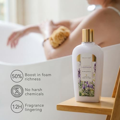Image of Spa Luxetique Lavender 10pc Gift Baskets Birthday Gifts for Women