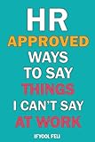 HR Approved Ways To Say Things I Can't Say At Work: Clever sayings for When You're Silently Screaming Inside