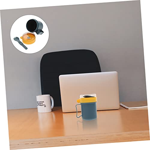 Doitool 1 Set Cereal Cup Breakfast Cup Camping Flask Lip Gloss Containers Soup Cups With Lids Microwave Breakfast Cup Soup Mugs With Handles Meal Mug With Lid Soup Cup With Lids Soup Cups #TOP7