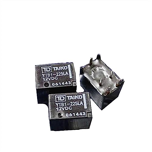 Relé YTB1-225LA automático de 5 pines y 12 V con conmutación eficiente de 10 piezas