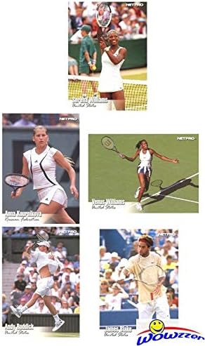 2003 Netpro Tennis 10 Card SHORTPRINT Complete SET in MINT Condition! Includes SERENA WILLIAMS, Anna Kournikova, Venus Williams ROOKIE Cards! Andy Roddick ++ Cards #91-100! WOWZZER !