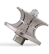 V40 1-1/2 inch Diamond Router Bit Full Bullnose Profiler Wheel Vacuum Brazed for Granite Concrete...
