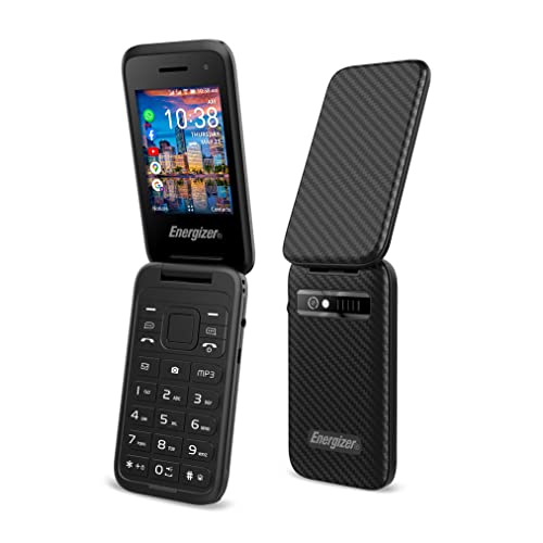 Energizer - Mobile à Clapet E282SC - Double Sim (Micro SIM) - 4G LTE - Garanti 3 Ans - Noir - Débloqué - Caméra 2MP