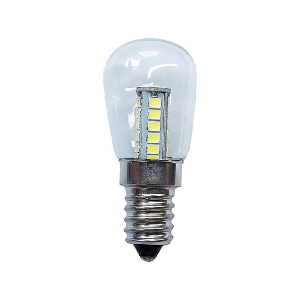 fengyan Casa bombillas, Paquete de 20 bombillas LED for frigorífico T26S E12/E14/E17/B15D AC220 V, bombillas for microondas, iluminación con sal Familiar Lámpara(Warm 2700K,E14 220V)